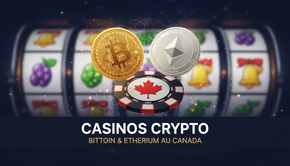 Casinos en crypto : Bitcoin et ETH au Canada 2026