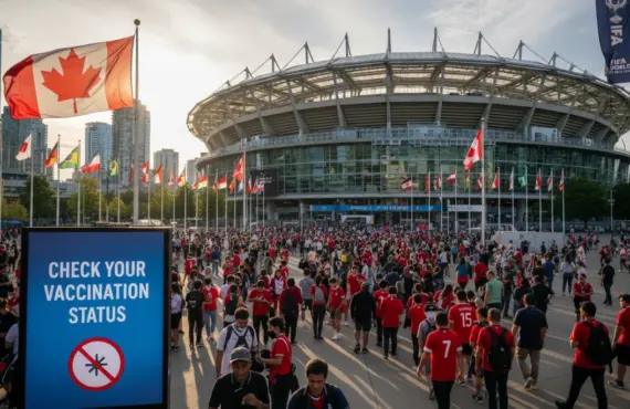 Coupe du monde à Vancouver : alerte sanitaire