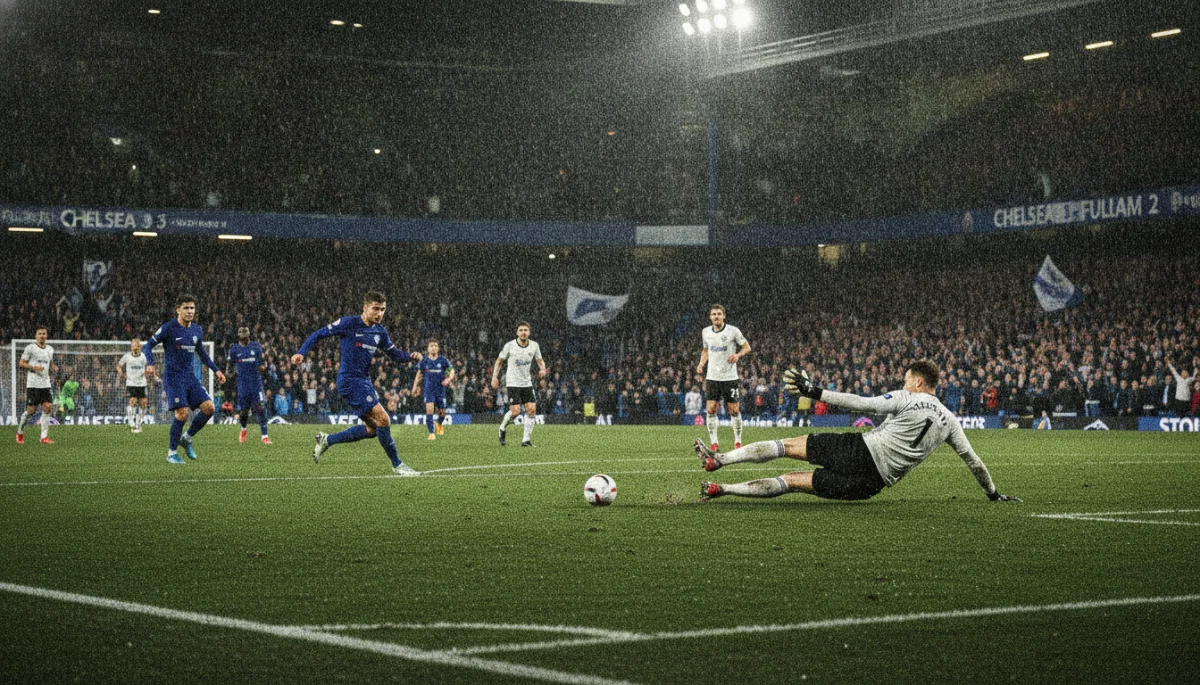 Soirée folle à l’ouest de Londres: Chelsea l’emporte 3-2